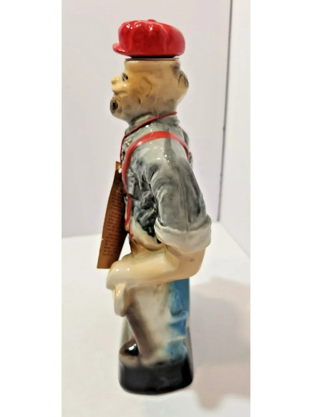 Vintage Jim Beam Empty Paul Bunyan & Babe Decanter Brainerd MN Centennial 1970